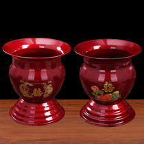 Wedding enamel spittoon Red childrens bucket Old man sitting toilet with lid Childrens urine bucket toilet bucket Wedding dowry toilet