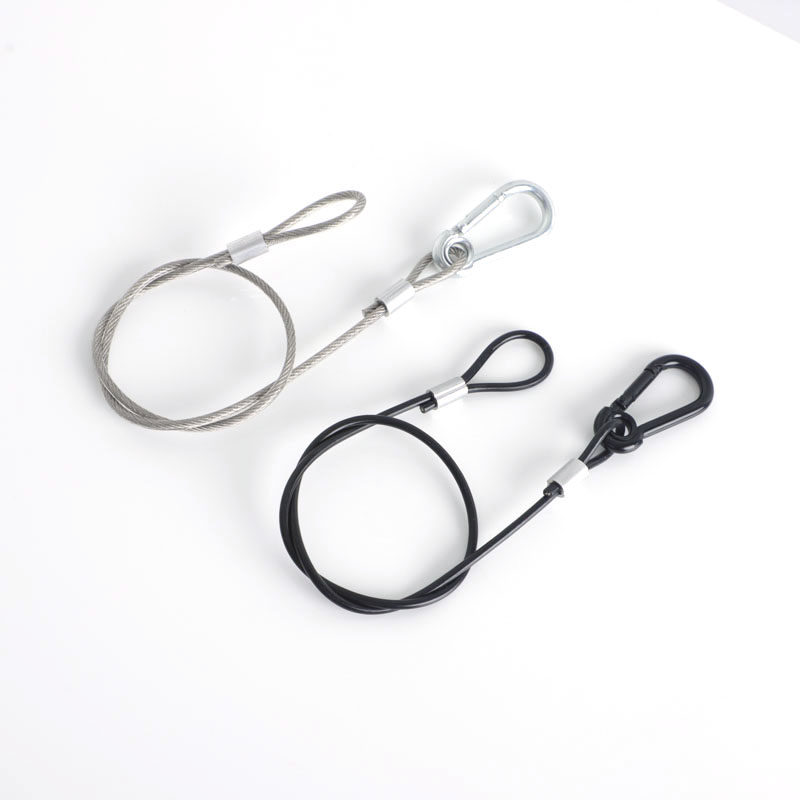 Battered stainless steel wire rope two head pressed steel wire WIA anti-fall safety rope stage audio insurance rope