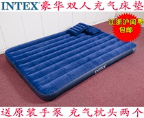Hand pump pillow INTEX-68765 luxury double large air mattress air bed inflatable bed