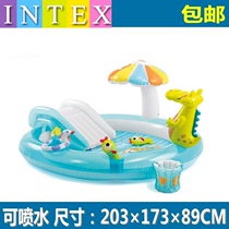 INTEX childrens fountain infant swimming pool toys inflatable ocean ball pool family paddling pool