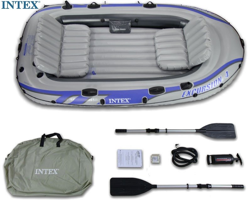 INTEX drifters ramp up four rubber dinghies 4 people to thicken rubber dinghy fishing boat inflatable boat