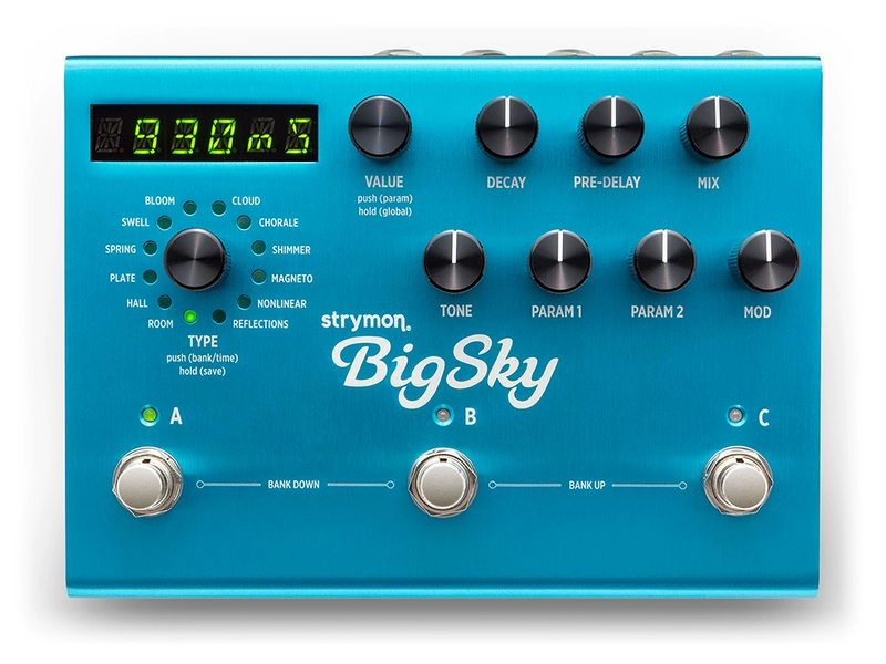 Hiệu ứng độc tấu của Strymon BigSky Reverb [Nhạc cụ Dolly] Được cấp phép đích thực - Phụ kiện nhạc cụ