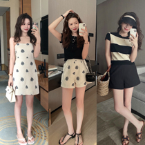TMH STUDIO Cream Cup Rose Embroidered Pendant With Skirt Woman Summer 2022 Temperament Slim Shorts Dress