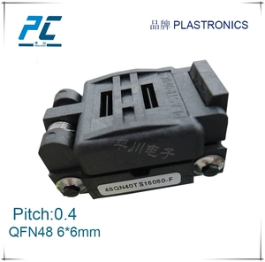 Тестовая розетка QFN48 48QN40TS16060 QFN48 6x6 мм Старенная розетка PLASRTONIC qfn48