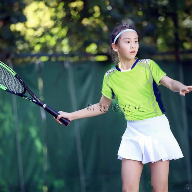 Sen Disc Identical Speed Dry Breathable Badminton Suit Suit for men and women Children's table tennis clothes training Running to wear tennis clothes