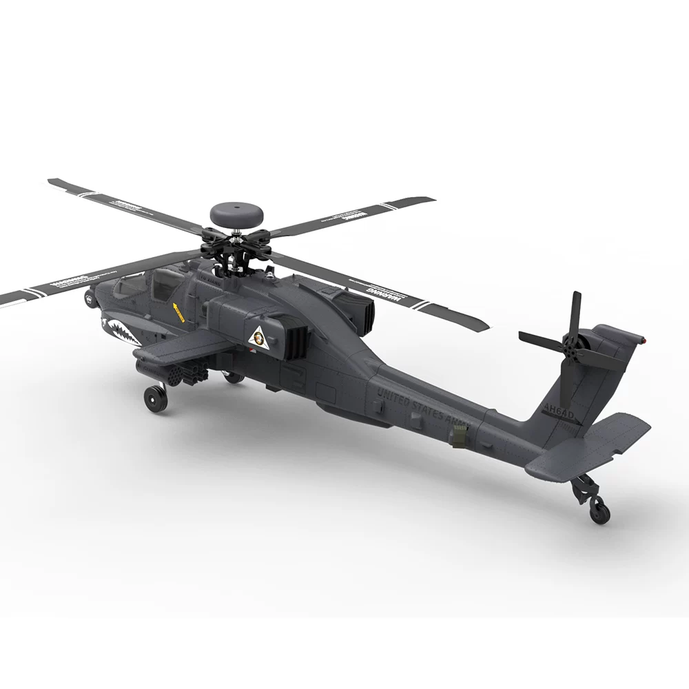 2025 новая удалённая управляемая вертолёт Yuxiang F11S Apache вооружённый изображение реальная машина GPS симуляционная модель самолёта