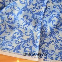 Foreign trade plain cotton cloth cotton cloth doll cloth cloth blue and white porcelain blue dizzy phoenix tail 7 yuan half a meter Special