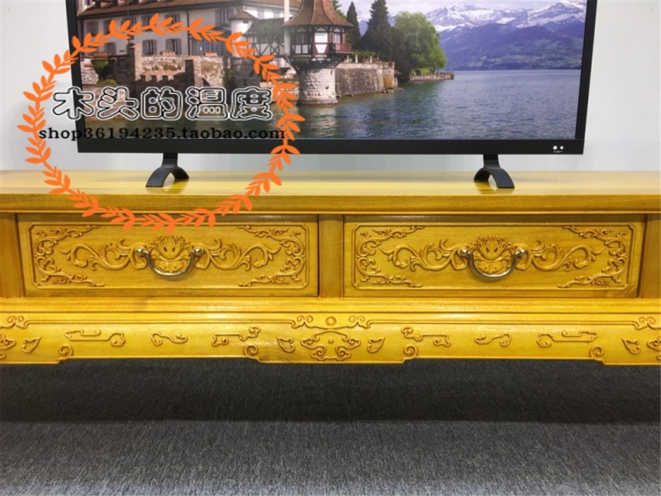 Fairy As Golden Silk Nana Carved Tiger Foot TV Cabinet Spot