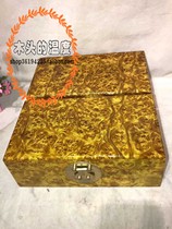 Fairies gold Zhangu Manoma Scar First Decorated Box Golden Silk Nanwood First Decorated Box Very Nice Box