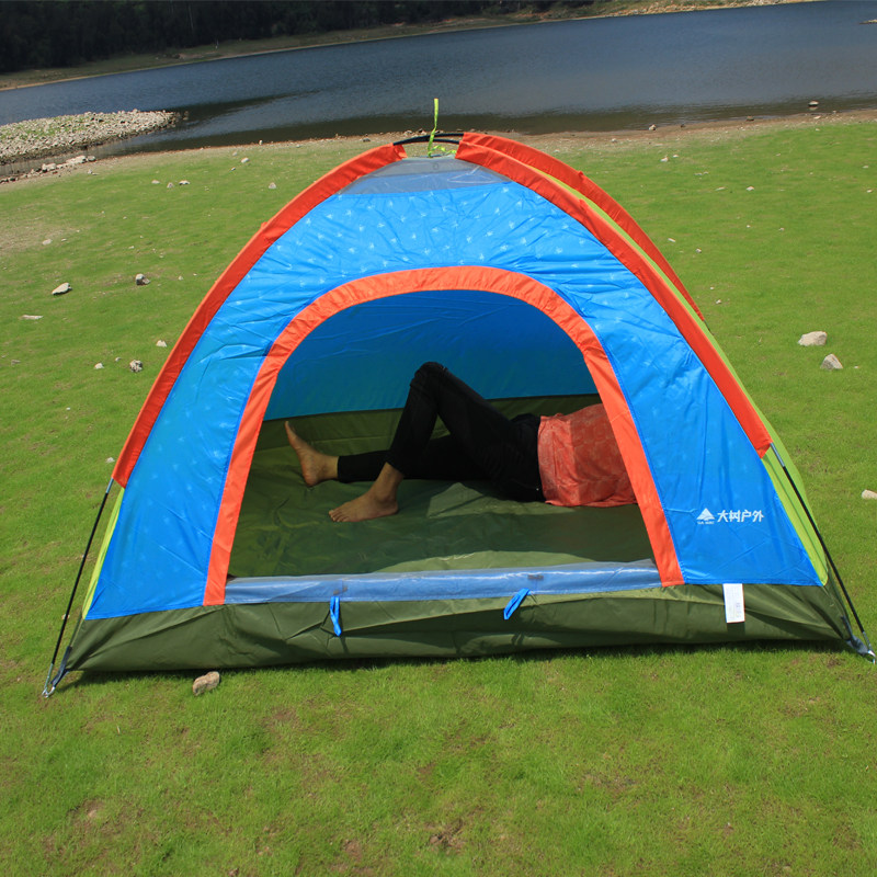 Outdoor camping tent children's park tent double camping rain-proof sun-proof camping tent