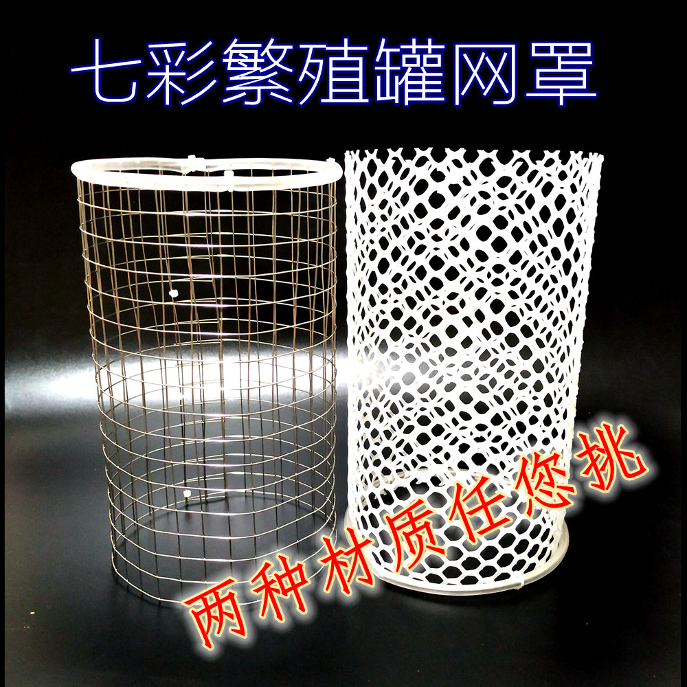 Stainless Steel Mesh Hood Seven Color Propagation Jars Red Pottery Incubators Oatfish God Fairy Fish Egypt Hatched Barrel Suit Artisanal