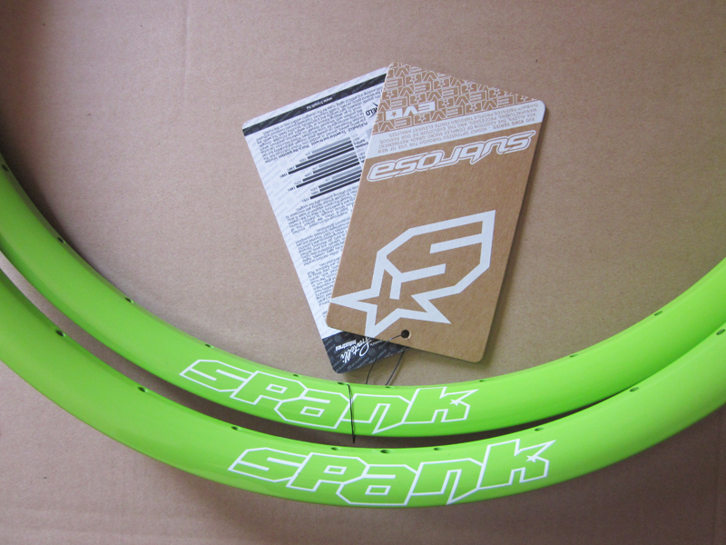 spank subrosa 30AL evo 26 27 5 MTB rim rim green AM FR DH
