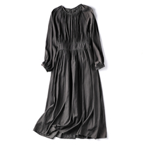 Y841 Autumn Zhizhi special day expensive N new home for dark textured fabric elegant temperament dress