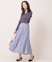 B241 autumn Zhizhi special day expensive nan New 21 Spring Summer customer fabric elegant atmosphere pleated skirt skirt