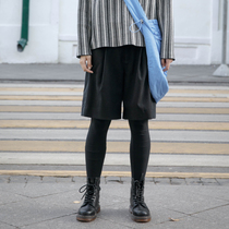 Step-by-step woolen shorts women loose autumn and winter 2020 new high waist