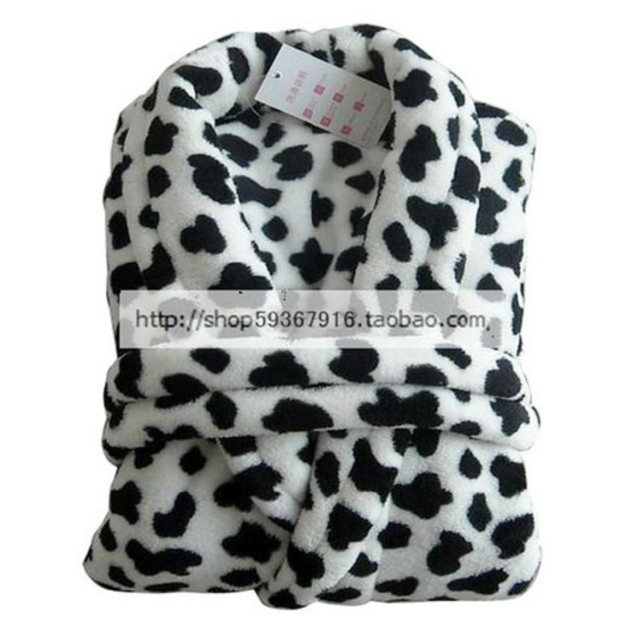 Winter Farley nhung áo choàng dày đôi áo choàng san hô flannel áo choàng tắm nam và nữ da báo cặp đôi đồ ngủ bộ đồ ngủ nữ