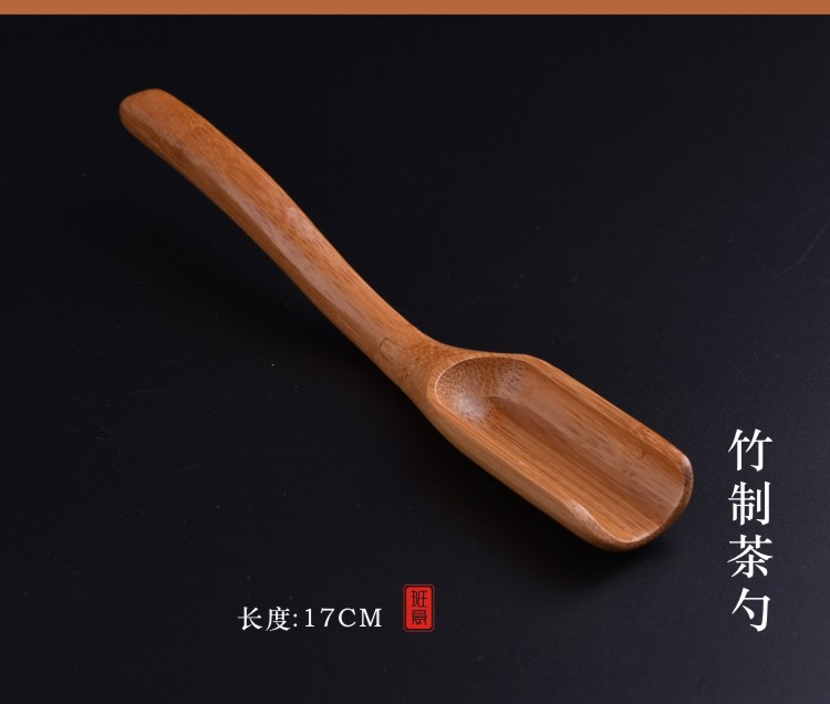 Ebony gỗ đàn hương đỏ muỗng cà phê muỗng trà tre xẻng trà gỗ hồng trà muỗng trà kung fu bộ trà phụ kiện trà - Trà sứ ấm giữ nhiệt pha trà