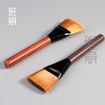 Kung Fu tea set brush black sandalwood pot pen tea sweeping tea brush can not drop hair flower pear tea pen tea tray spare parts