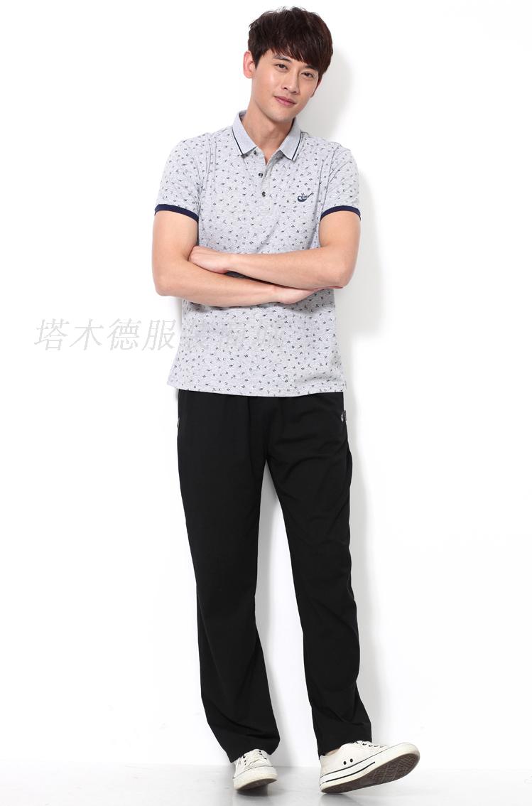 City Demei mùa hè cổ điển nam cotton siêu nhỏ ve áo thể thao kinh doanh thời trang giản dị áo thun POLO áo sơ mi - Áo polo thể thao ao polo nu