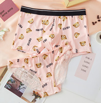 Pink temptation lace couple underwear set cotton cute couple lingerie Summer men and women sexy hot
