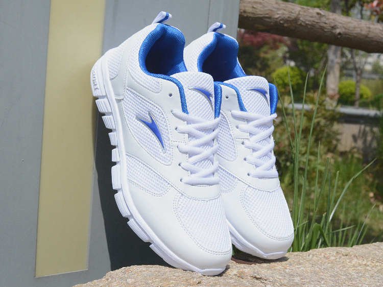 Mùa xuân và mùa thu trắng thoáng khí giày thể thao nữ giày chạy bộ giày sinh viên giày sneaker