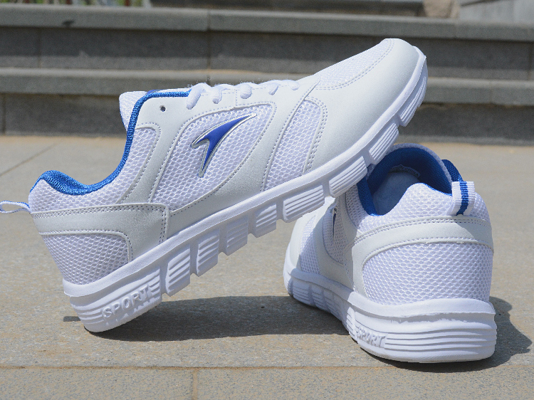 Mùa xuân và mùa thu trắng thoáng khí giày thể thao nữ giày chạy bộ giày sinh viên giày sneaker