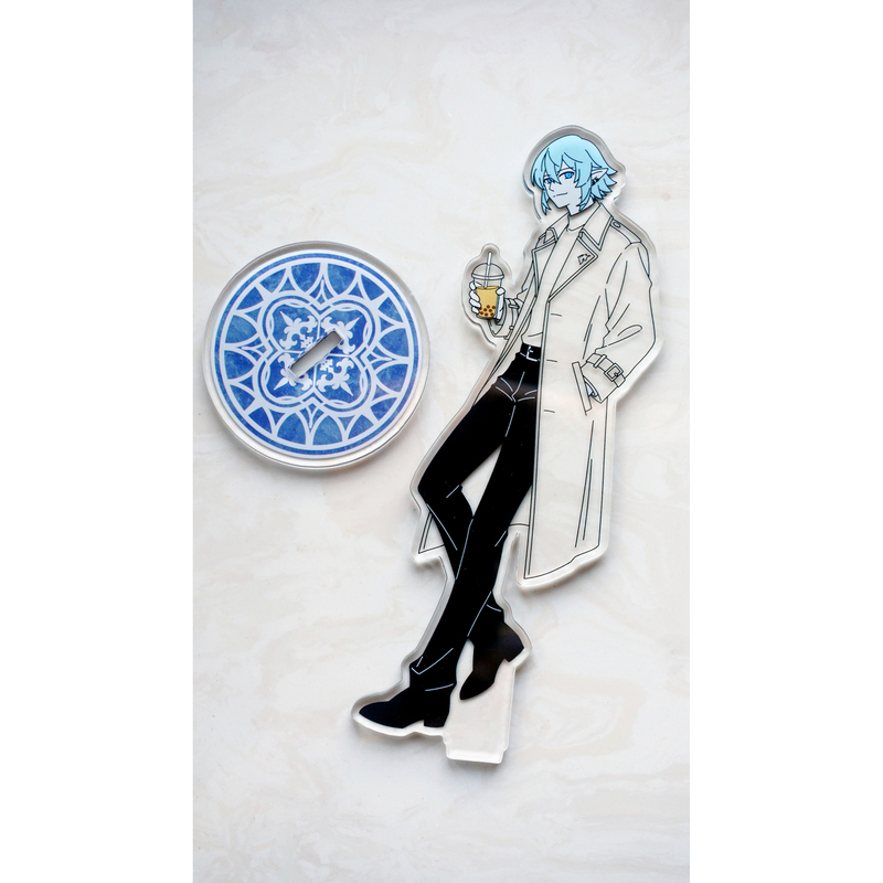Final Fantasy 14 Ff14 Fan-Made Orsang Walking Acrylic Standee