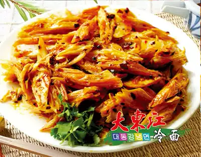 Mixed Yuba plate of vacuum packaging Jixi cold noodle dish Dadongjiang Super Jinyu North Korean spicy dish