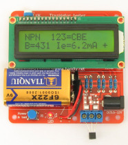 Transistor tester to measure resistance capacitance inductance triode ESR meter stronger than multimeter bridge DIY kit
