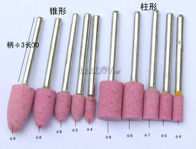 Small grinding wheel grinding head electric drill Metal polishing grinding belt 3mm handle set technology small production tools