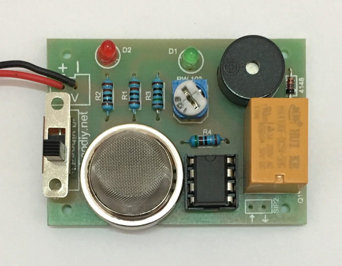 Gas liquefied gas gas flammable toxic gas leak leak detection alarm electronic production kit