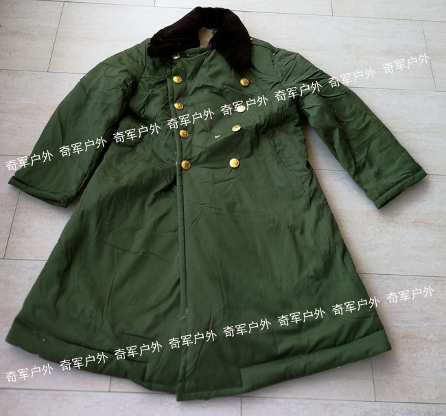 87 twill polyester card fabric sheep fur patrol duty winter field use of the large coat