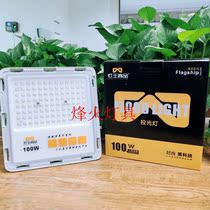 Lamp Wang high-end LED anti-aircraft floodlight 50w100w150w200w300w exterior wall workshop projection lamp