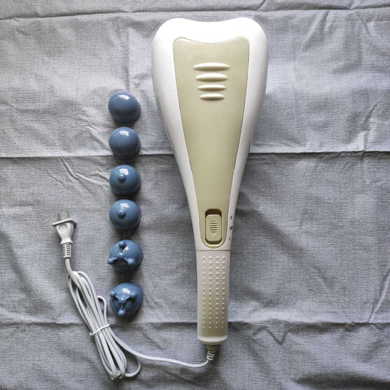 Double-headed vigorous king massager cervical vertebrae shoulder waist beat stick electric vibration multi-functional hammer hand-held hammering the whole body