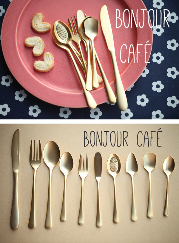 Japan imported stainless steel tableware West matte spoon Cream knife Dessert fork Steak knife Afternoon tea fruit fork