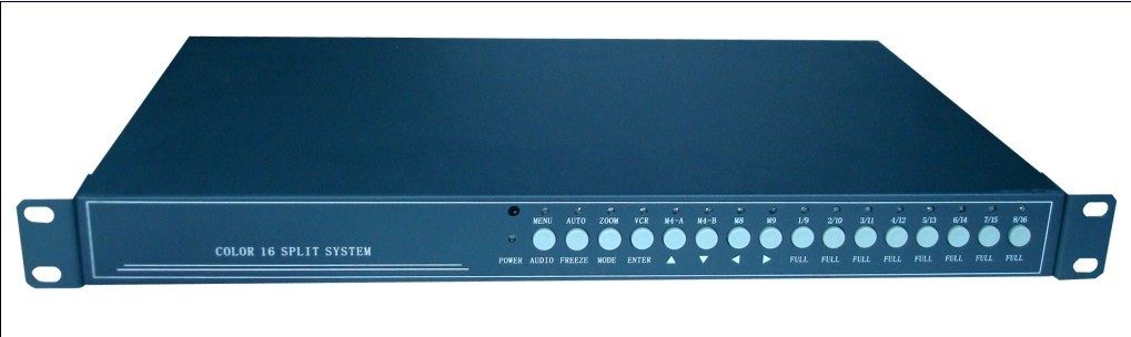 Rack - type 12 - way full - time picture processor optional VGA output