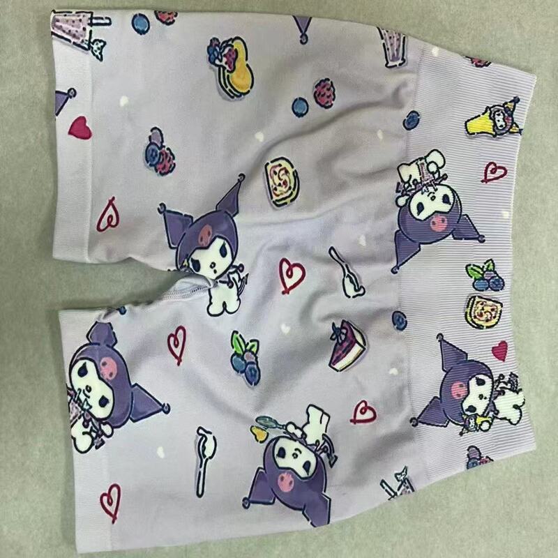 Kitty Cat Print Trendy New Summer Cute Double-Sided Yoga Fitness Shorts High Compression Slimming Sports Shorts Kitty Cat Print Trendy New Summer Cute Double-Sided Yoga Fitness Shorts High Compression Slimming Sports Shorts
