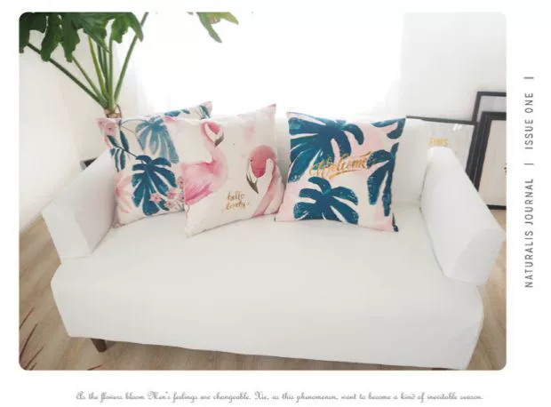 phong cách tối giản bông gối văn phòng bìa sofa của Bắc Âu ins flamingo ghế ngủ trưa nhà máy đệm cửa sổ vịnh - Trở lại đệm / Bolsters