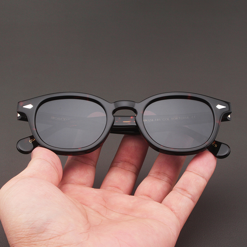 MOSCOT LEMTOSH Shawn Yue same style men's sunglasses sheet polarizer round face myopia sunglasses women's trend