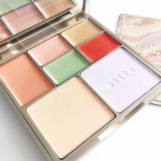 Hàn Quốc mua Stila thơ bóng mắt phấn hồng toàn diện khay trang điểm 7 màu khả năng sửa chữa che khuyết điểm - Bộ sưu tập trang điểm má hồng dạng kem