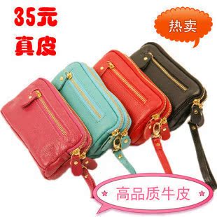 Special Price New Genuine Leather Cow Leather Key Bag Multipurpose Women's Bag Mobile Phone Bag Lady Zero Wallet Card Sleeve Card Bag