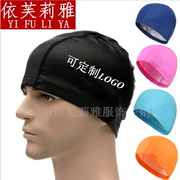 Mũ bơi bọc PU màu rắn Nắp PU nhiều màu chống thấm nước dành cho người lớn unisex mũ suối nước nóng unisex có thể được tùy chỉnh LOGO