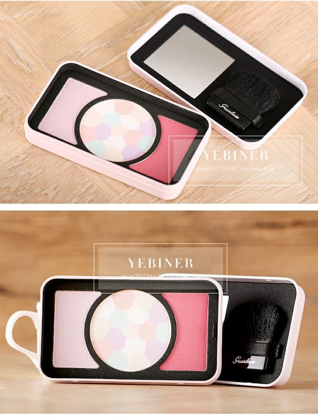 Phấn phủ hạn chế Guerlain / Guerlain Meteor Sakura Dance Honey + Highlight + Blush Makeup Set son lâu trôi
