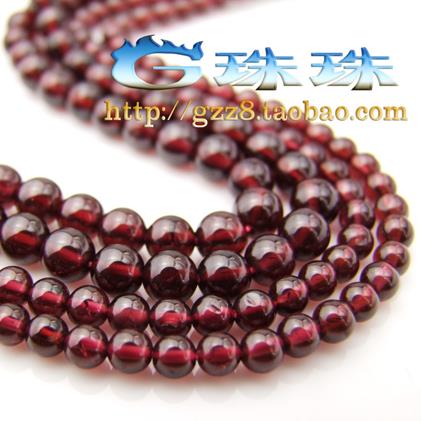 Special price DIY female handmade necklace string bead accessories 4A natural high quality pomegranate stone semi-finished bulk beads