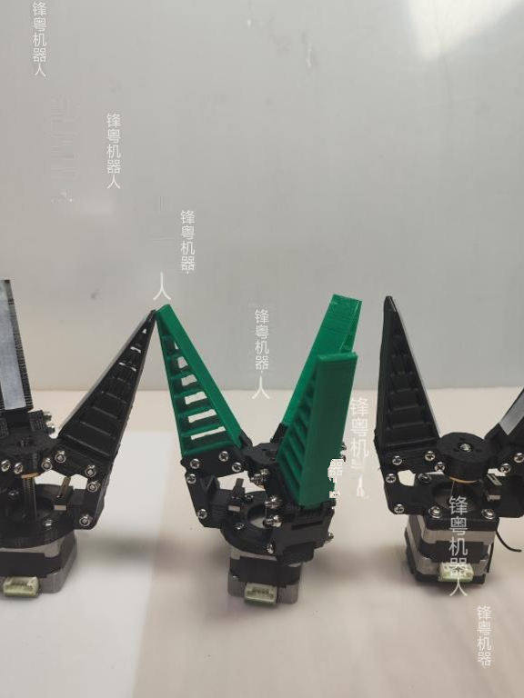 35 Stepper Motor Flexible Gripper, with Limit Switch/Embedded Copper Sleeve/2 or 3 Claws/Programmable/Open-Source/Host Computer