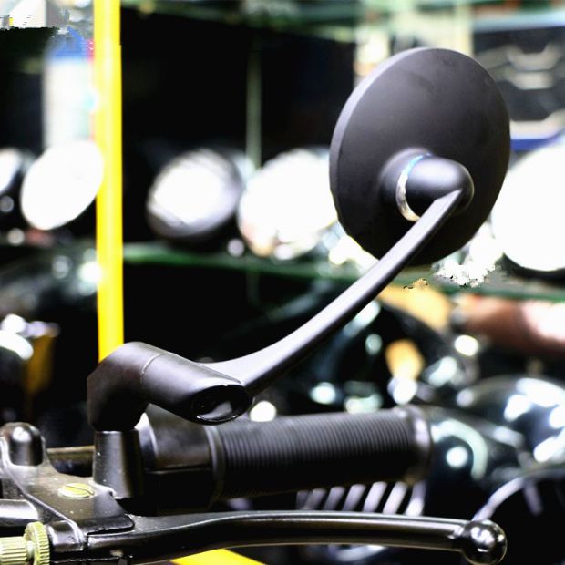 Phụ kiện xe máy Harley sửa đổi retro cổ điển kim loại tròn phía sau gương gương gương 10MM vít kiếng xe vision