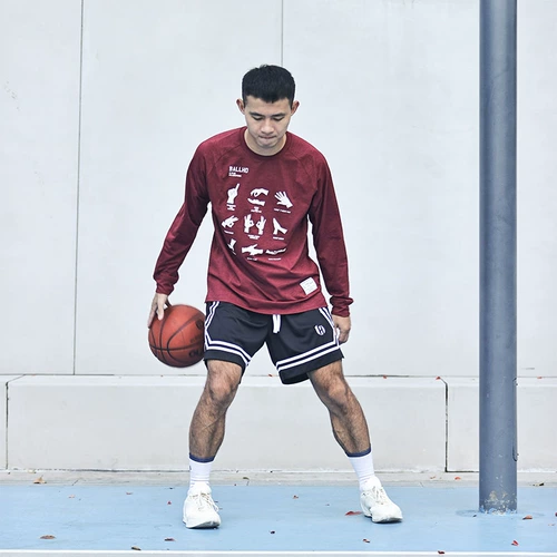 BALLHO Легкий и тонкий спортивный лонгслив, быстросохнущая футболка, баскетбольный жилет, в американском стиле, короткий рукав