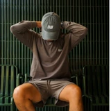 BALLHO Демисезонный спортивный лонгслив для спортзала, круглый воротник, впитывает пот и запах