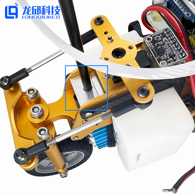 Camera Bracket Kit, Reference Solution for University Students' Smart Car and Bicycle Improvements, Large and Small Servos, Longqiu