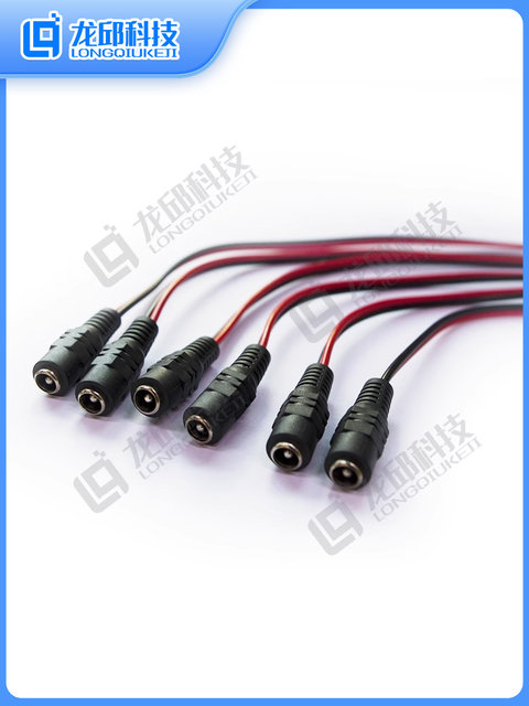Monitoring Power Connector Dc Male Female 12V Dc Pure Copper Camera Cable Plug 5.5*2.1mm